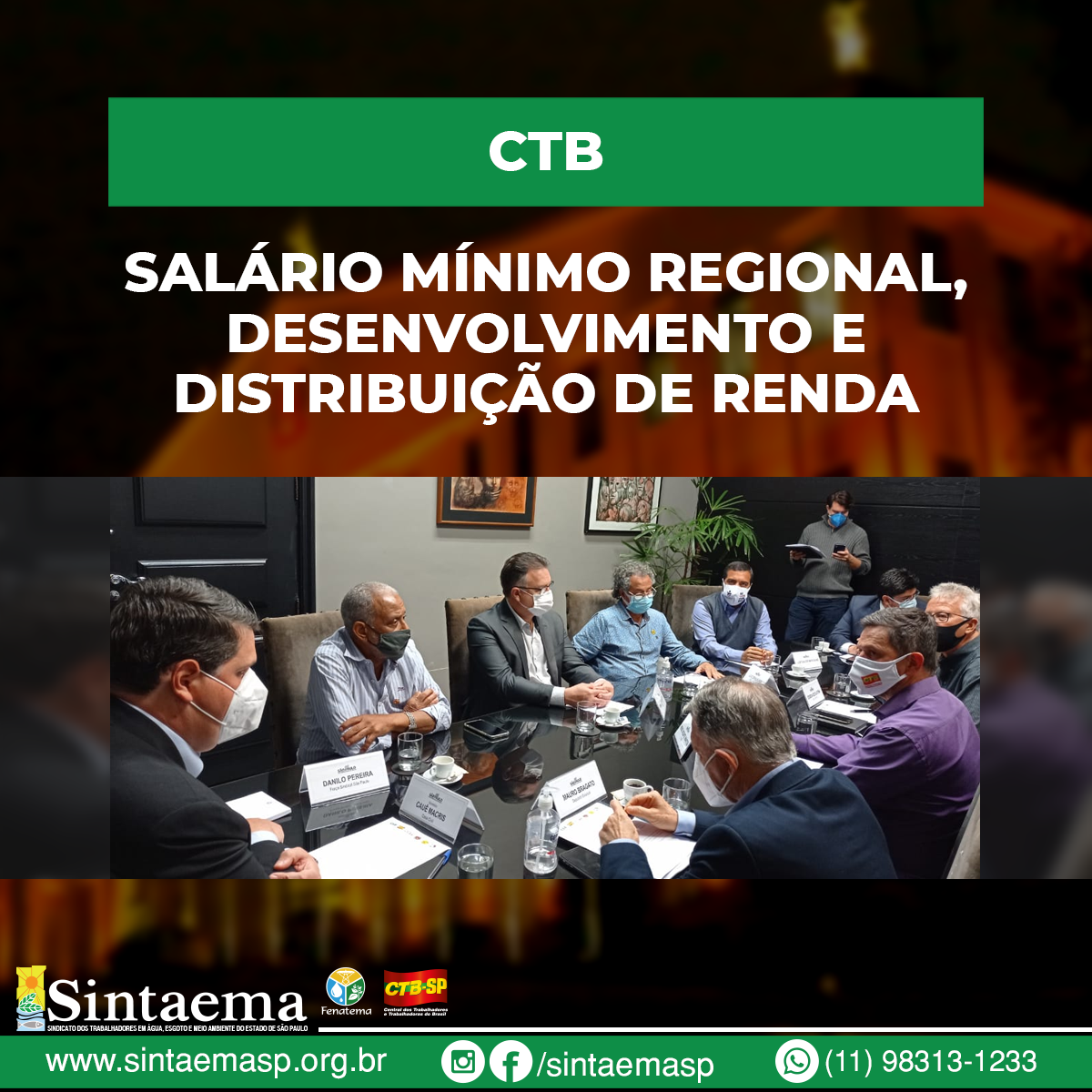 CTB Salário Mínimo Regional Desenvolvimento e Distribuição de Renda