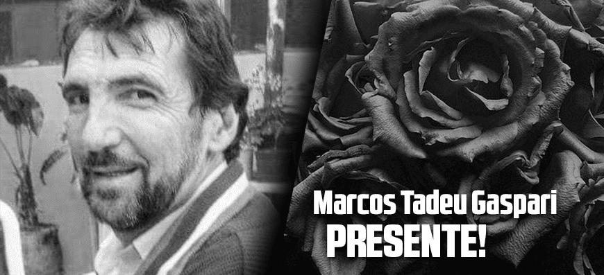 Nota de falecimento | Marcos Tadeu Gaspari