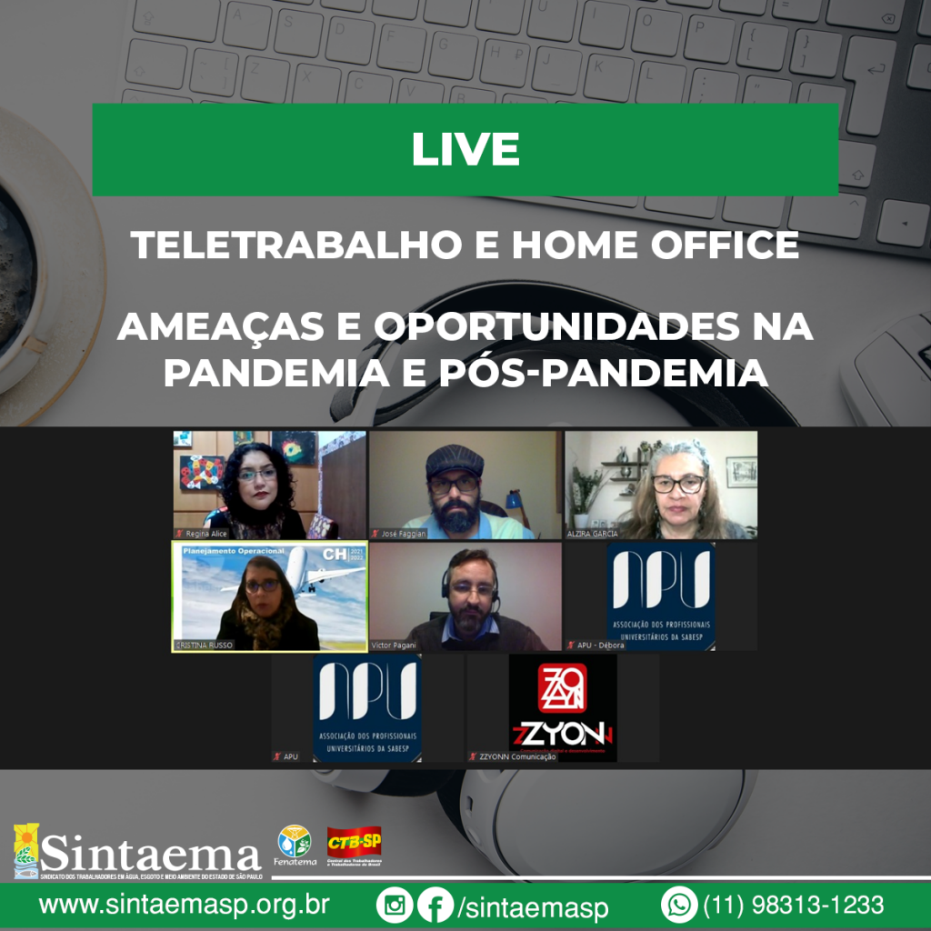 Live Teletrabalho E Home Office Ameaças E Oportunidades Na Pandemia E Pós Pandemia 4679