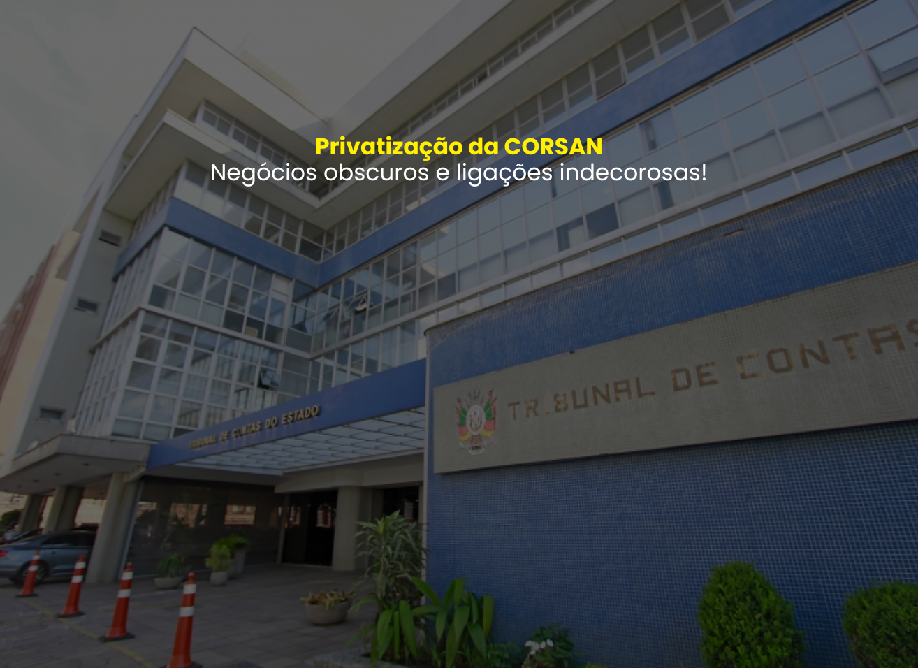Bancada do PT e Sindiágua questionam privatização da Corsan - Extra Classe