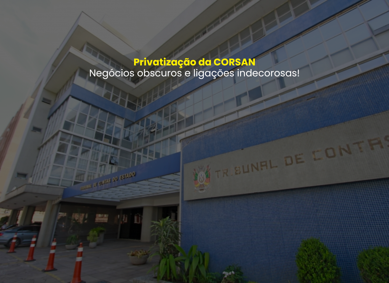 Leilão da CORSAN é suspenso por decisão do TRT  Sindicato dos  Trabalhadores em Água, Esgoto e Meio Ambiente do Estado de São Paulo