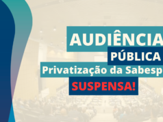 Sabesp: justiça suspende audiência pública na Alesp