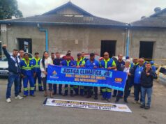 Sintaema realiza ato na Sabesp Santo André contra o assédio e em defesa da categoria