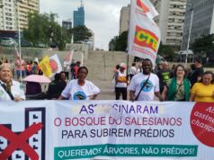 Na semana da COP 30, movimentos reforçam luta contra destruição do Bosque dos Salesianos